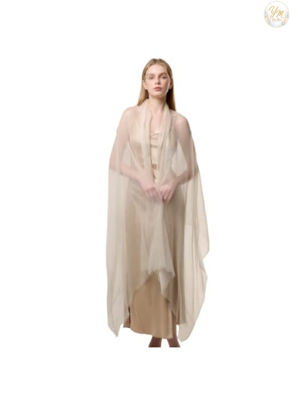 100% Cashmere Shawl Wrap Extra Large 91x40 in Feels Like Feather